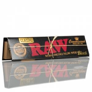 Giấy Cuốn Raw Black Connoisseur King Size Slim + Filter Tips