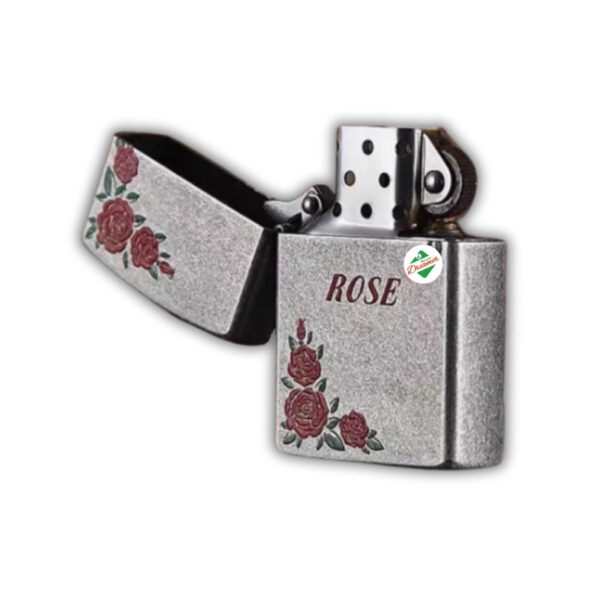 Bật lửa Zorro Rose Silver Flame