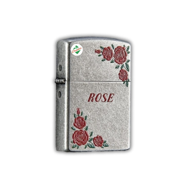 Bật lửa Zorro Rose Silver Flame