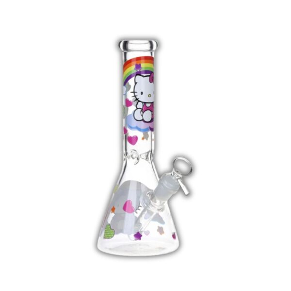 Điếu Cày Thủy Tinh Hello Kitty Rainbow